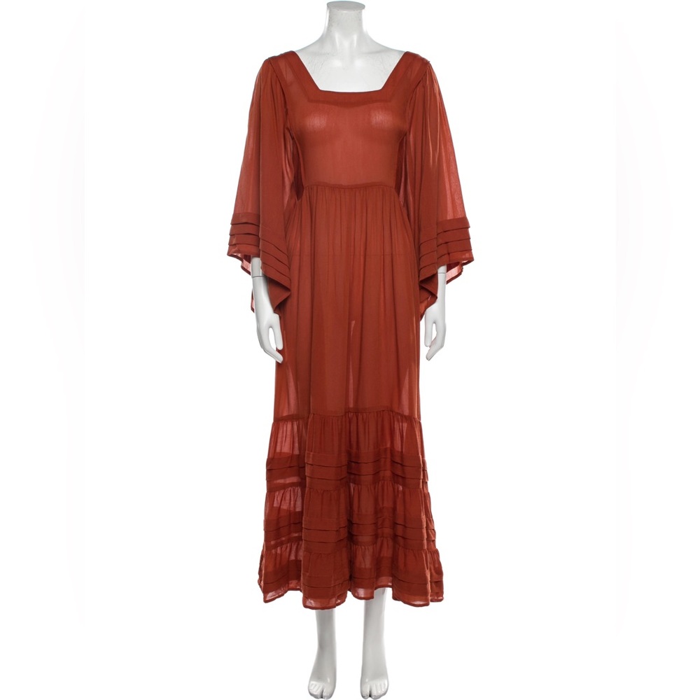 Christy Dawn Terracotta Maxi Dress